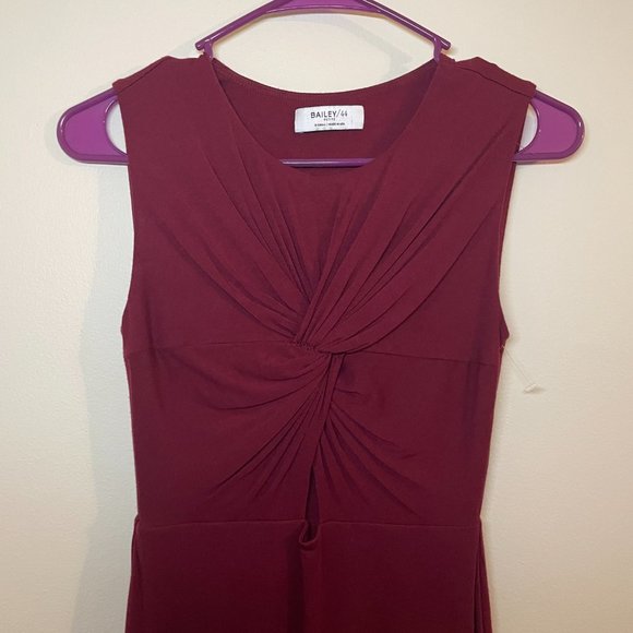 🔥 Bailey 44 (Anthropologie) | Red "Melda" Cutout Knotted Bodycon Dress XSP - Picture 6 of 8